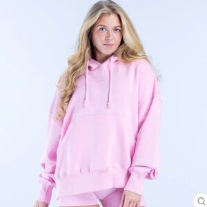 Dfyne Signature Hoodie in Light Rose Pink